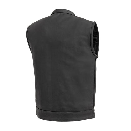 Eagle Hotshot CC Vest Tall: Take on the road with confidence in our Men's Hotshot Leather Vest
