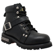 Ladies 6" Zipper Boot: Plain Soft Toe
Goodyear Welt Construction
Strap for adjustment