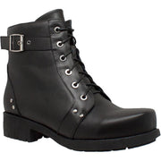Ladies 6" Zippered Boot Bk: Description
This 6 inch black biker boot, built for comfort, durability, and traction control sol