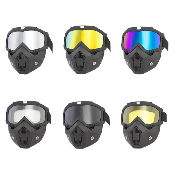 Motorcycle Riding Goggles Full Face – Eagle Leather