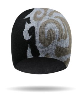 Two-Tone Tribal Beanie