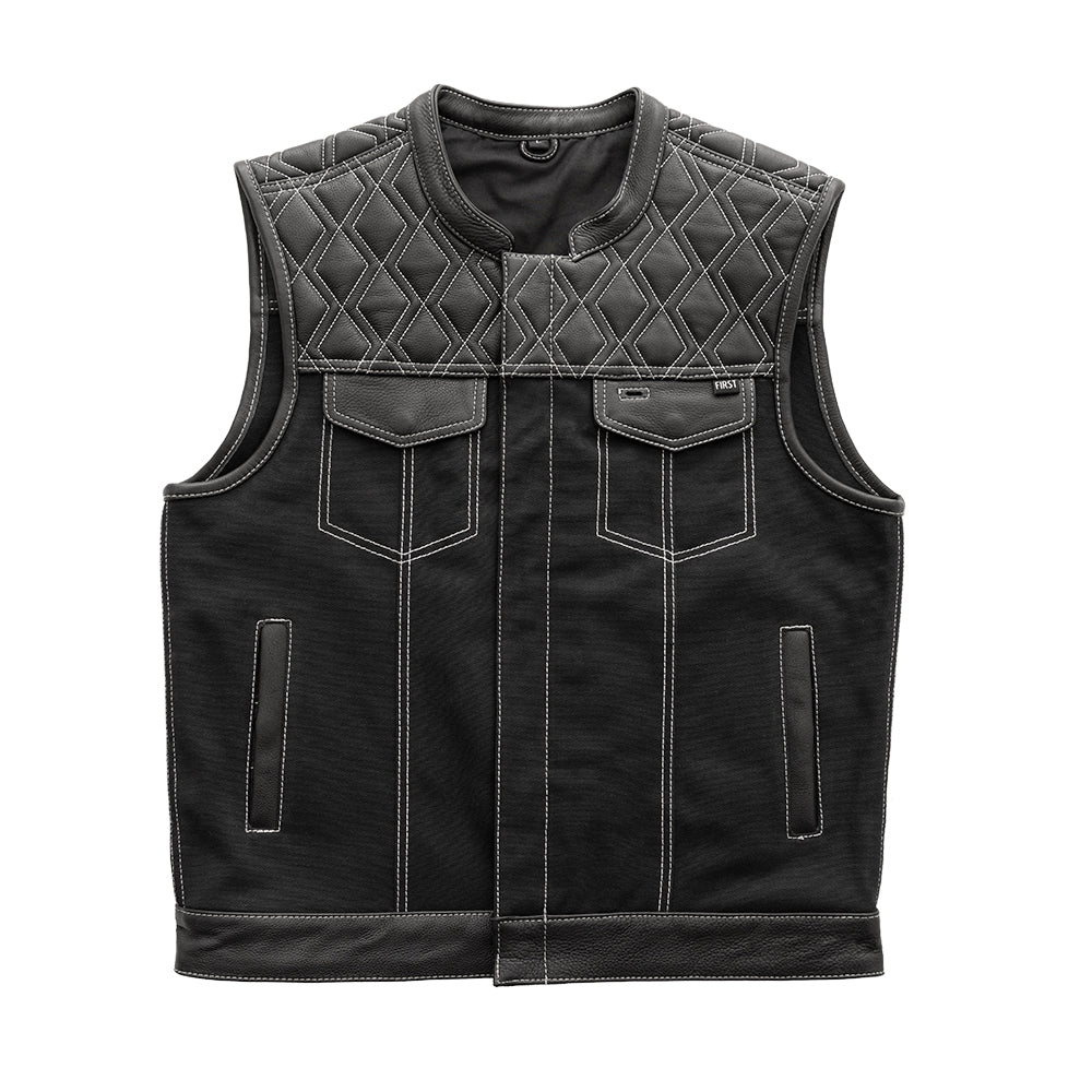 Hunt Club Vest Black / White Stiching: The Hunt Club is one of our most popular club style vests, for good reason! With a 20o