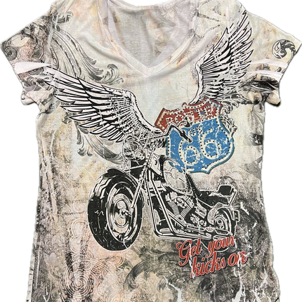 Ladies Biker Wings Shirt