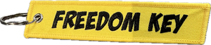Motorcycle Key Chain - Freedom Key: Dimensions: 4