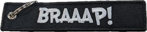 Motorcycle Key Chain - Braaap: Dimensions: 4