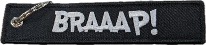 Motorcycle Key Chain - Braaap: Dimensions: 4