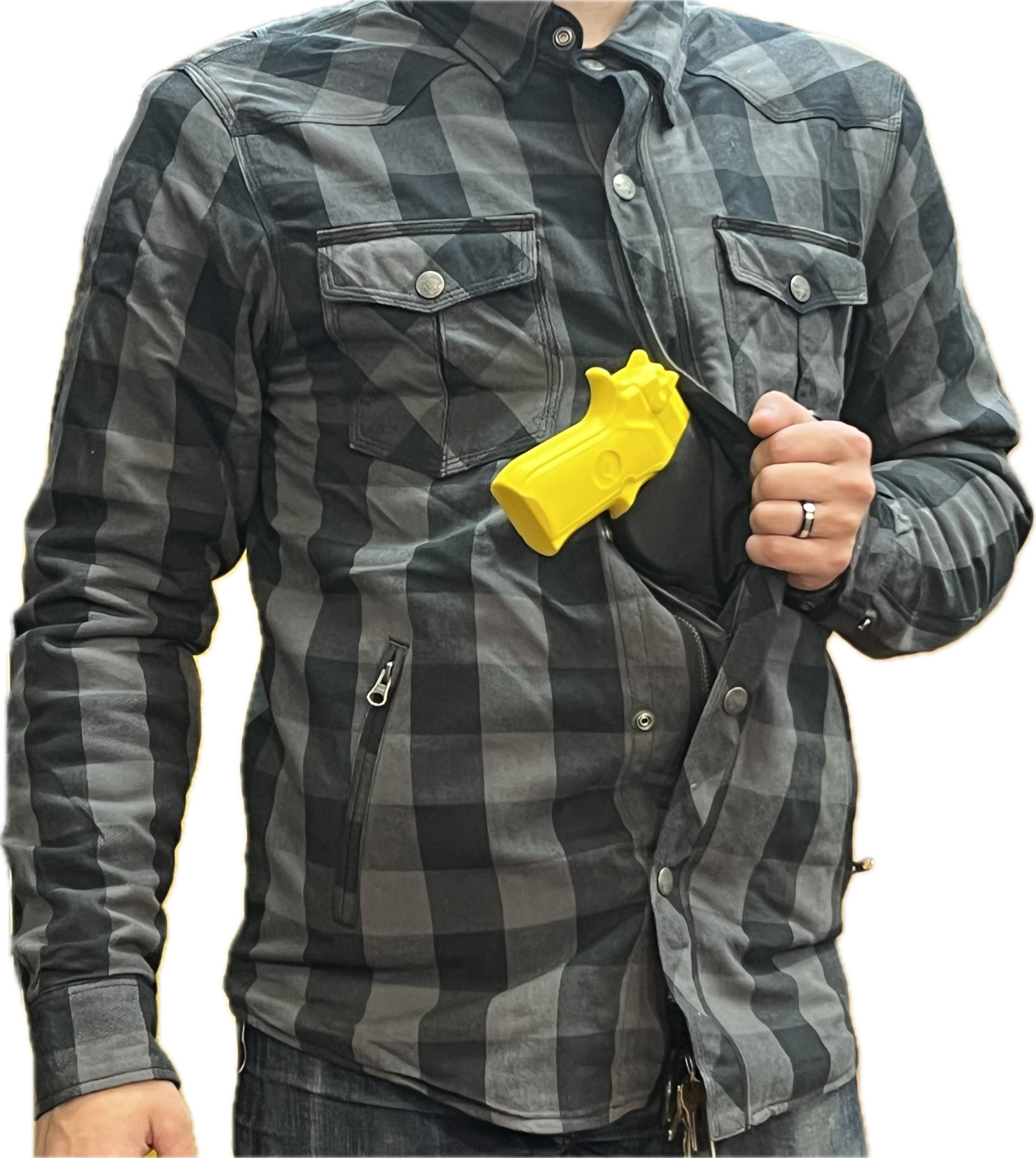Eagle Leather Jacked AF Shirt: Riding Flannel Shirt
This ain't your grandpa's riding jacket; no fringe, no frills - just func