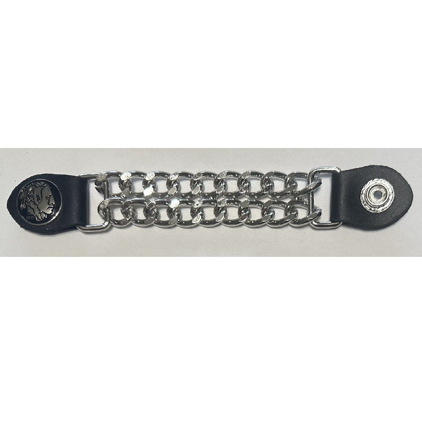 Chain Vest Extender - Indian Head: Total length: 5