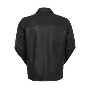Men's Indiana Jacket: Features:

Sleek cowhide leather
Center zip classic style jacket
Two front pockets and one interior sna