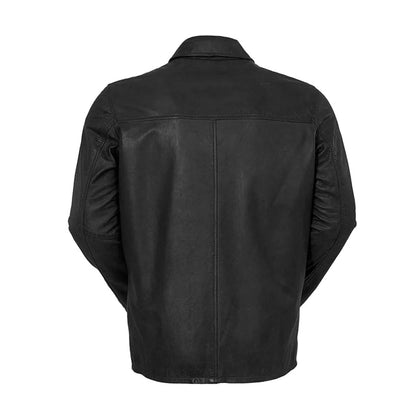 Men's Indiana Jacket: Features:

Sleek cowhide leather
Center zip classic style jacket
Two front pockets and one interior sna