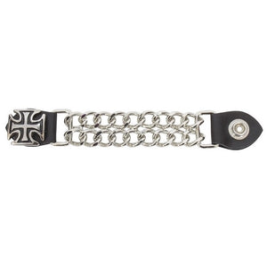 Chain Vest Extender - Iron Cross: Total length: 5