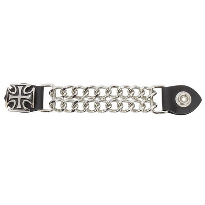 Chain Vest Extender - Iron Cross: Total length: 5
