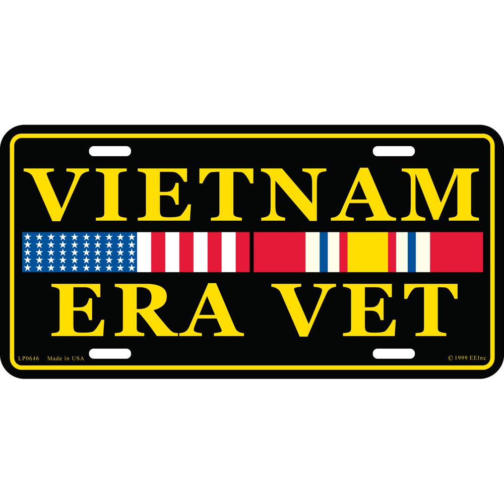 Lic-Vietnam Era Veteran: License plate that says-Vietnam Era Veteran