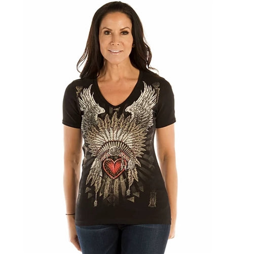 Ladies Heart Headdress Shirt