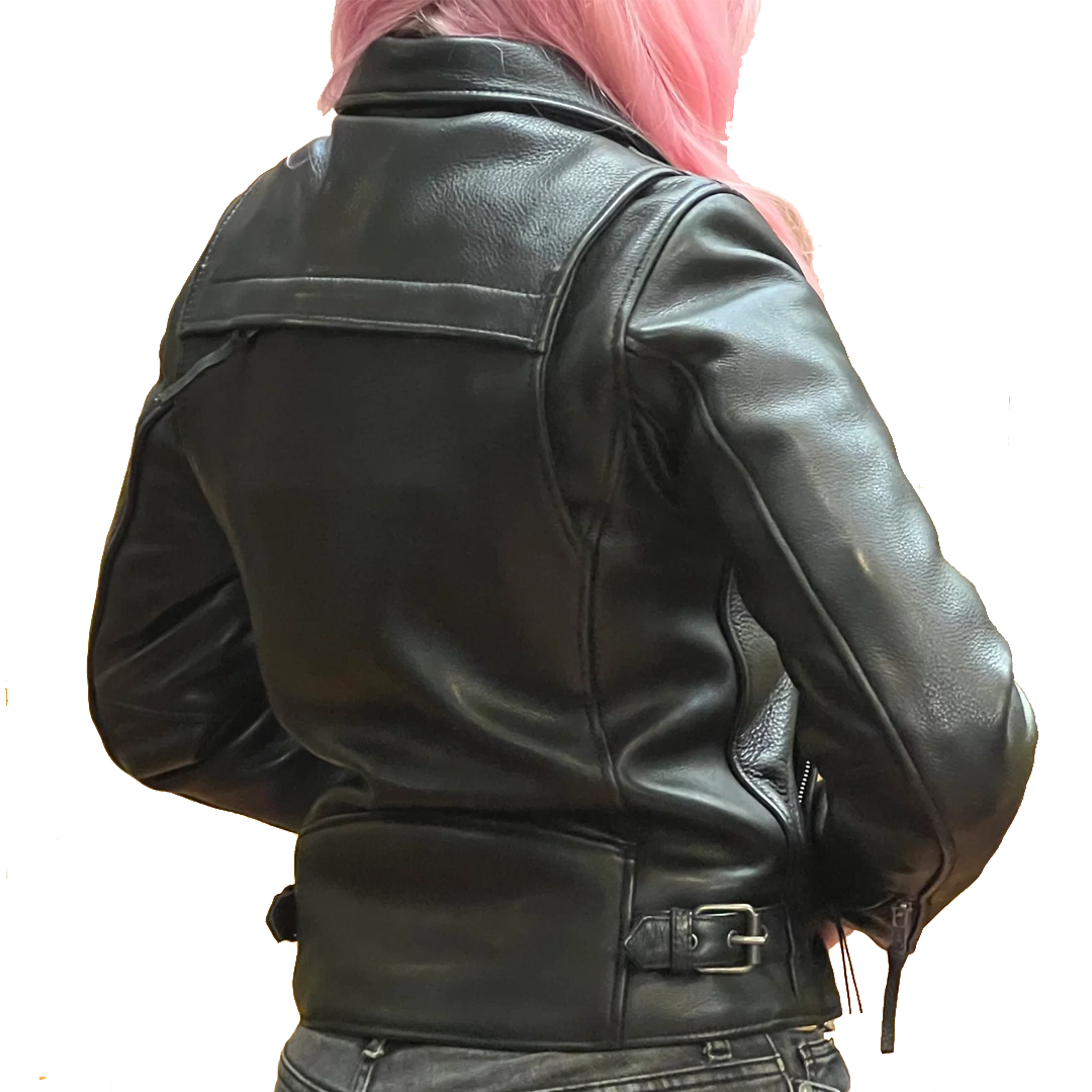Ladies Night Rider Jacket: Eagle Leather's Women's Night Rider Jacket
Ride in Style
Embark on a journey where style meets rug