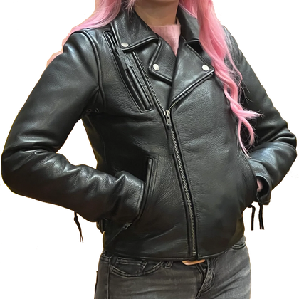 Ladies Night Rider Jacket: Eagle Leather's Women's Night Rider Jacket
Ride in Style
Embark on a journey where style meets rug