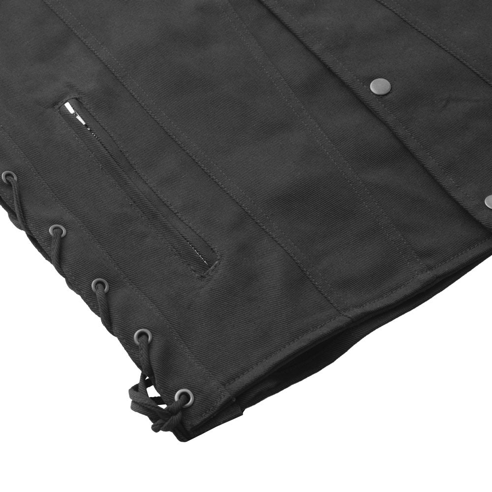 Men's Houston Vest: Looking for a club style and western style crossover? The Houston is a v-neck vest crafted out of twill w