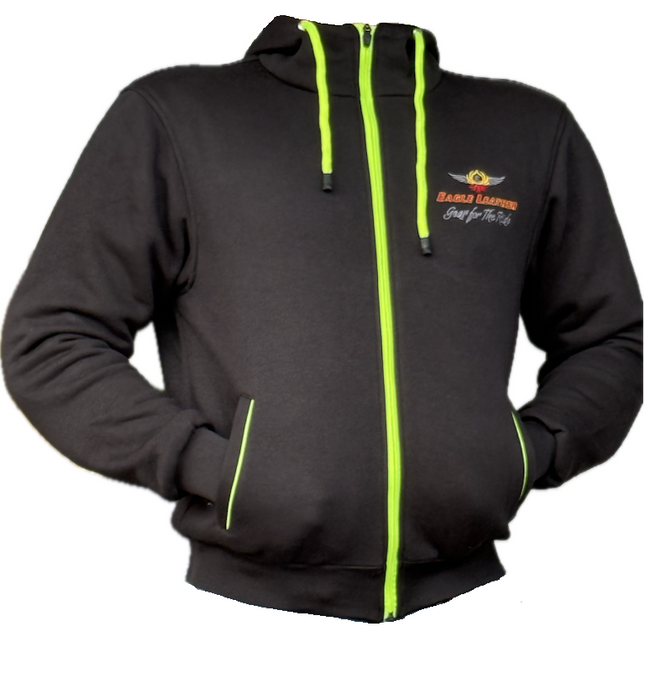 Men's Mantis Armored Zip Up Hi-Vis  Hoodie