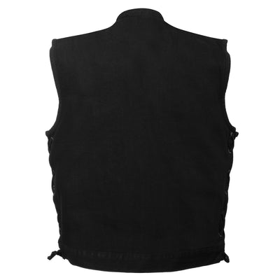 Men's Laced Denim Club Vest
