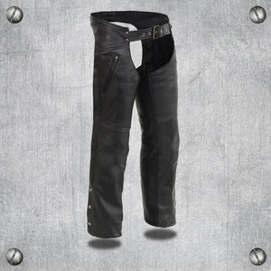 Men's Heated Chaps: Premium Naked Cowhide 1