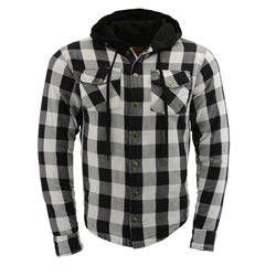 Men's Armored Flannel B/W