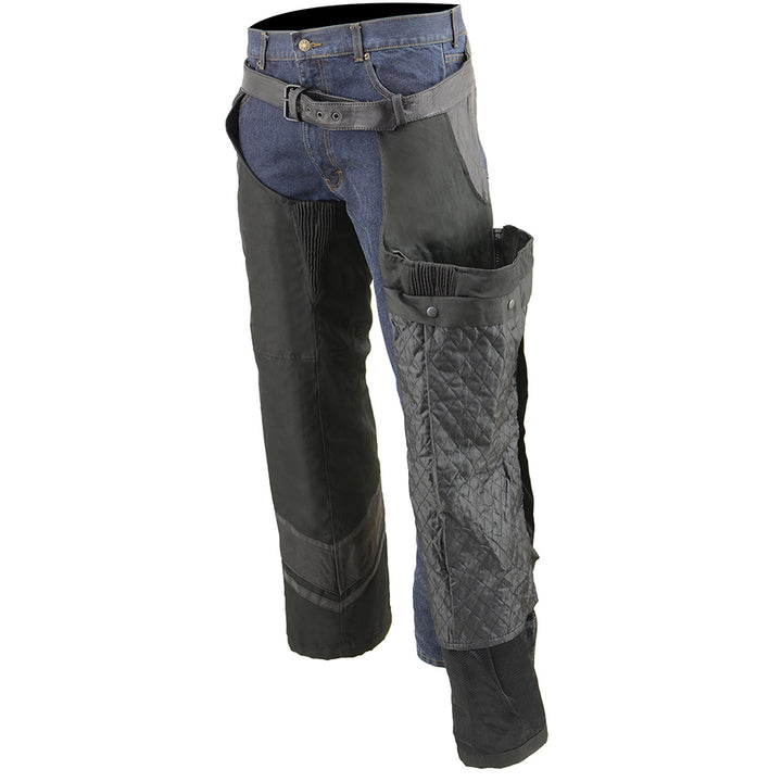 Men's Leather and Textile Chaps 5706