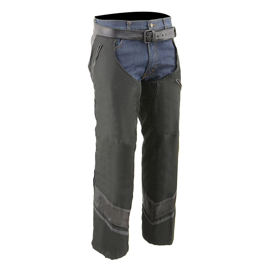Men's Leather and Textile Chaps 5706