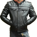 Men's Top Gun Jacket: Eagle Leather's Top Gun leather jacket has a modern, no-nonsense look with out sacrificing your protect