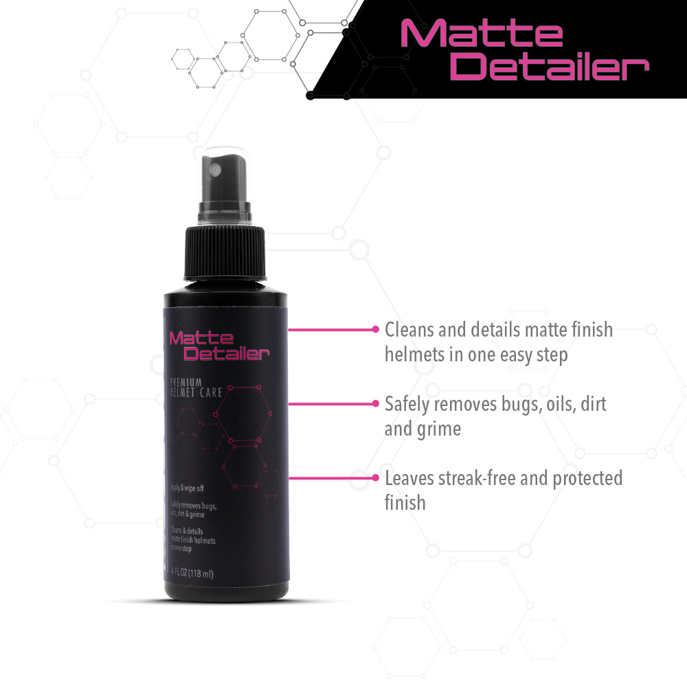 Molecule Helmet Matte Detailer 4 oz, alternate product bottle view