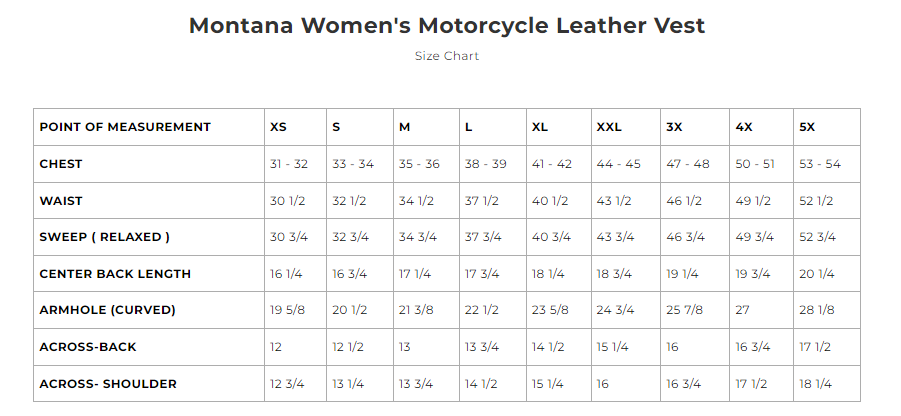 Ladies Montana Zip Front Crop Vest: The Montana is a western style motorcycle vest crafted from Cowhide