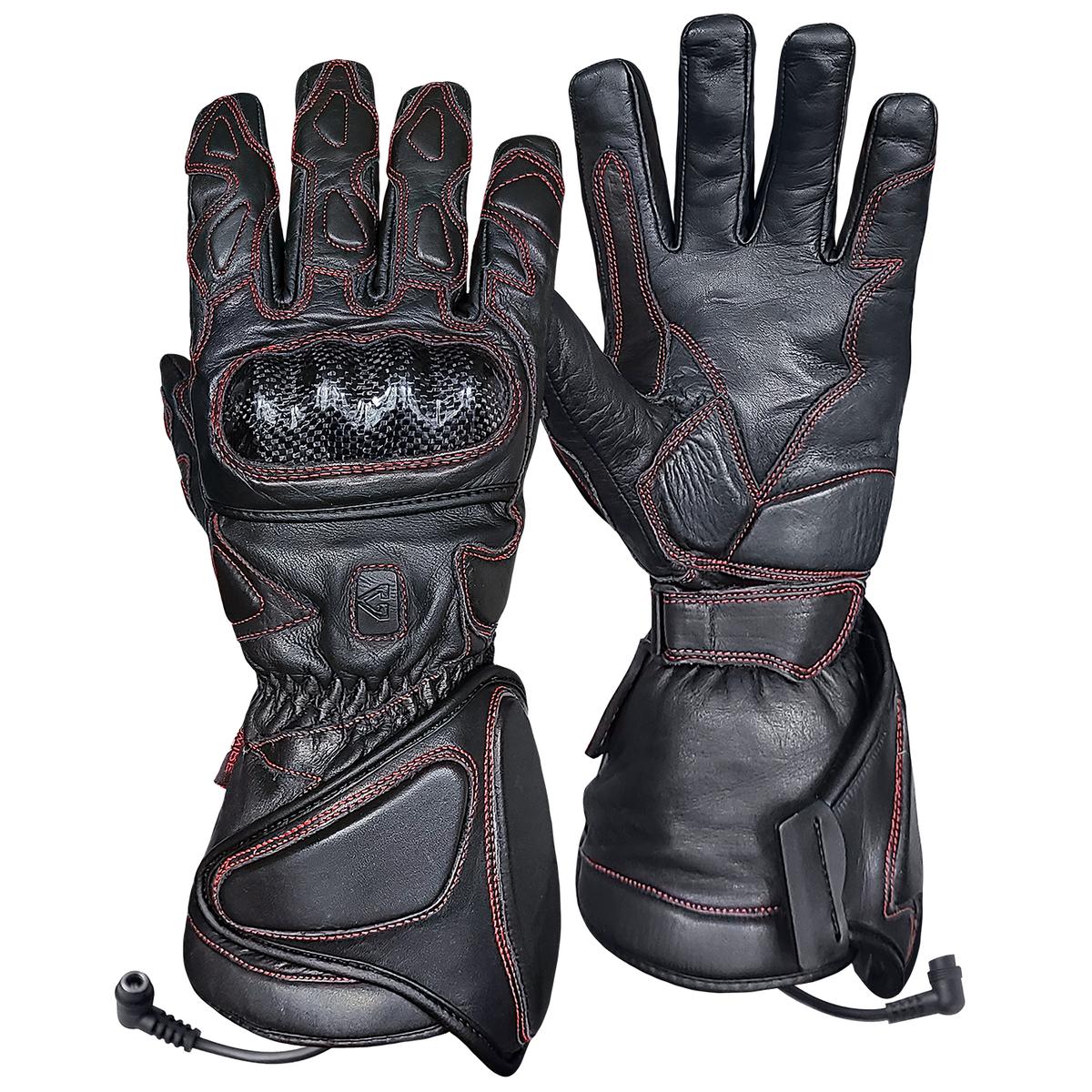 Gerbing 12V Extreme Hard Knuckle Heated Gloves: Keep your hands warm, even on the coldest riding days, with our premium 12V h