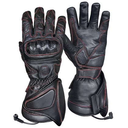 Gerbing 12V Extreme Hard Knuckle Heated Gloves: Keep your hands warm, even on the coldest riding days, with our premium 12V h