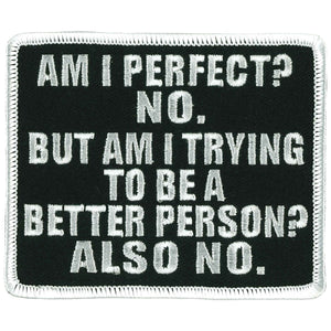 Better Person Patch: Better Person 4" X 3" Patch