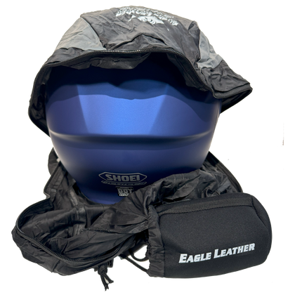 Eagle Leather Packable Backpack: A backpack large enough to fit a full face helmet that packs up to fit in your hand