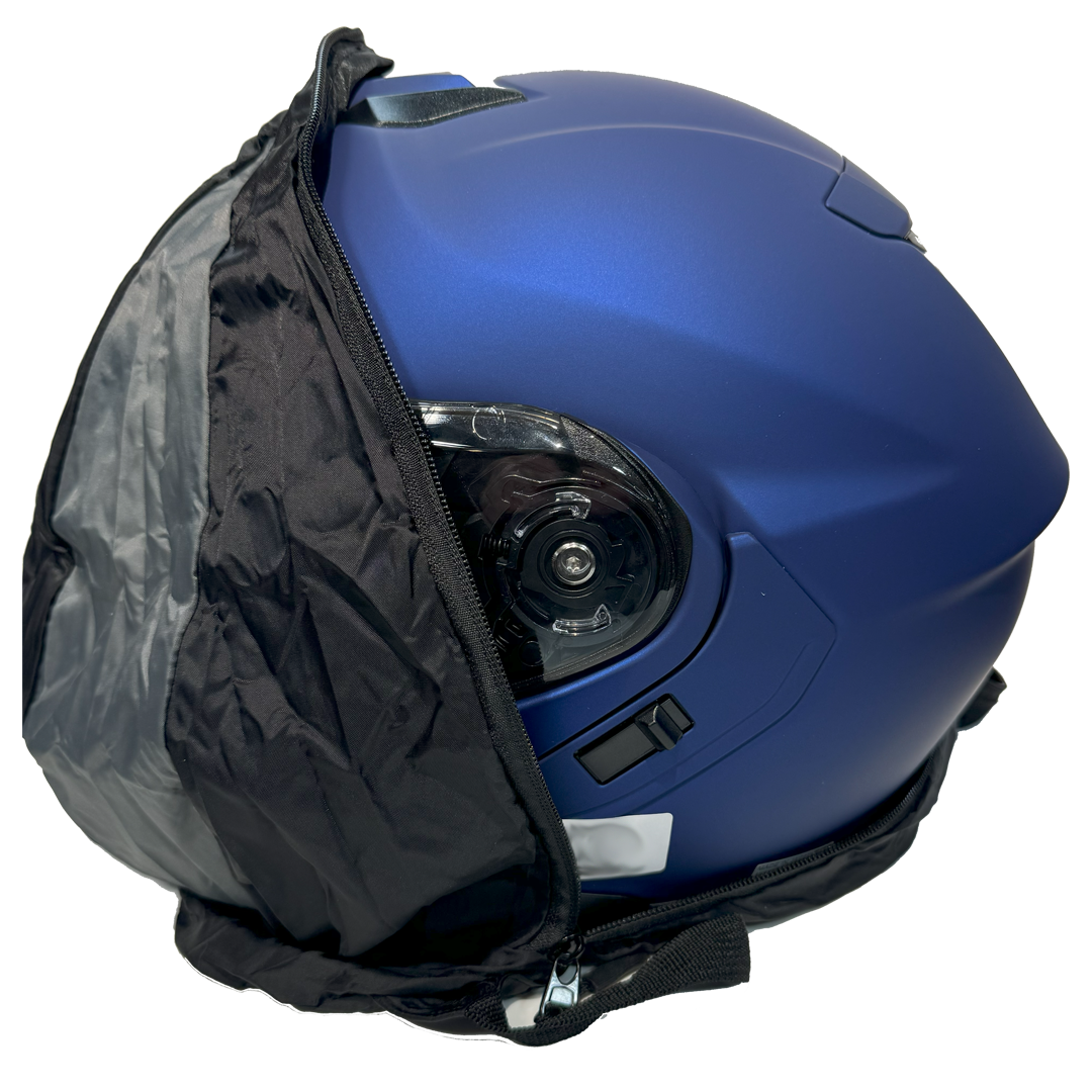 Eagle Leather Packable Backpack: A backpack large enough to fit a full face helmet that packs up to fit in your hand