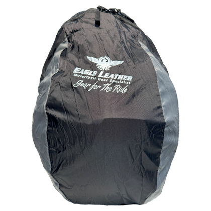 Eagle Leather Packable Backpack: A backpack large enough to fit a full face helmet that packs up to fit in your hand