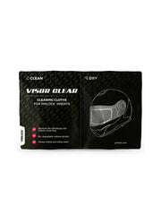 Pinlock Visor Cleaner Wipe - packaged wet and dry visor cleaning cloths