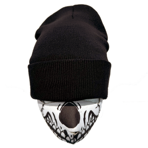 Plain Knit Beanie Black