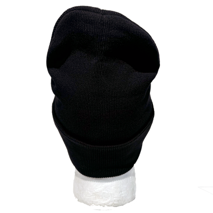 Plain Knit Beanie Black