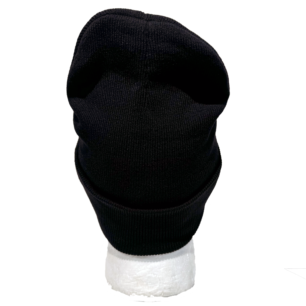 Plain Knit Beanie Black