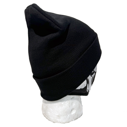 Plain Knit Beanie Black