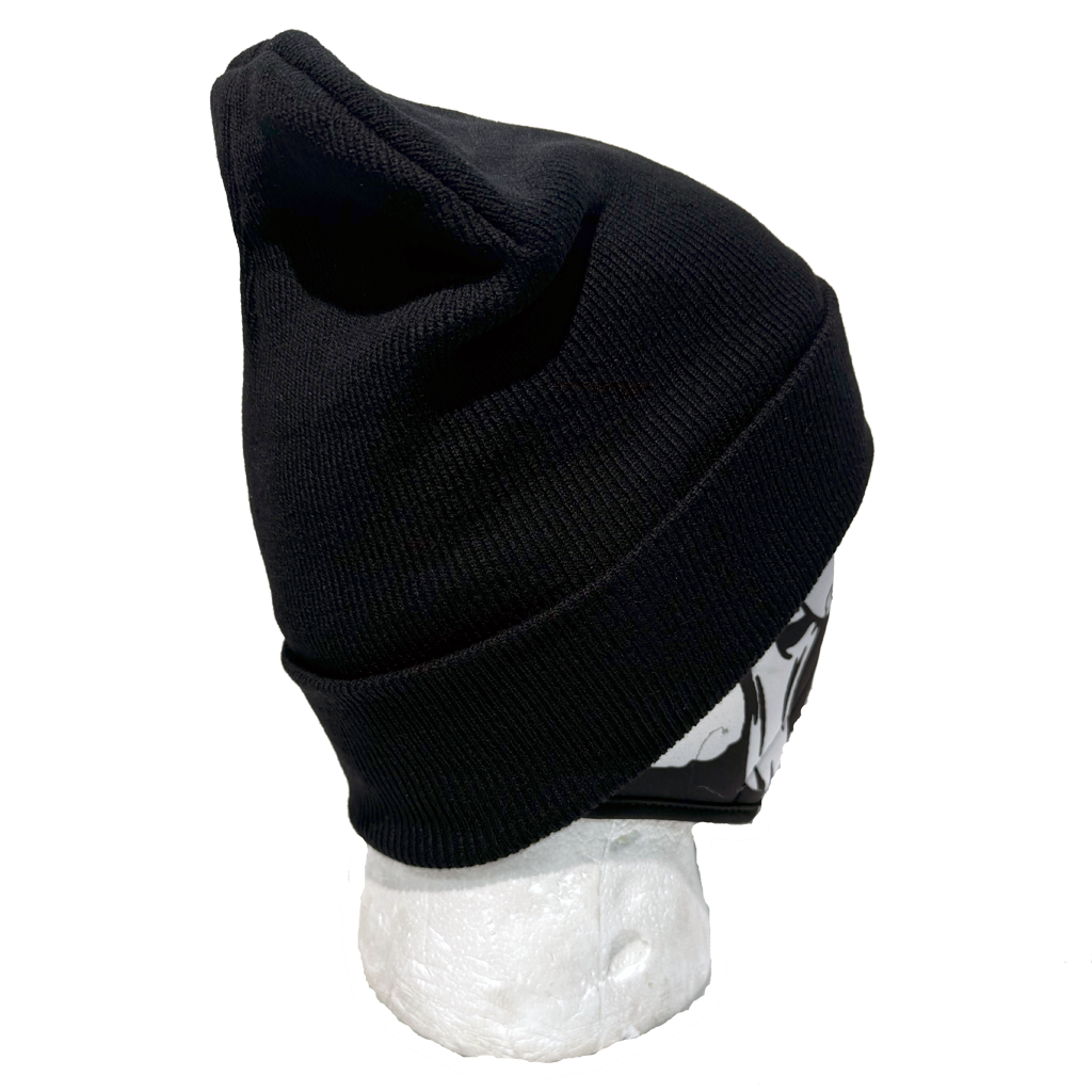 Plain Knit Beanie Black