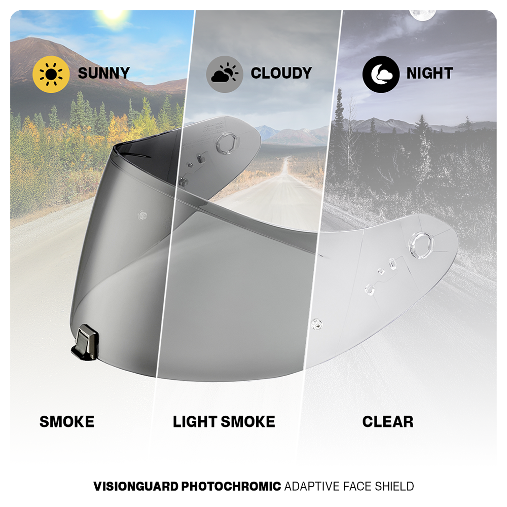 Scorpion T520 KDF-16-1 Photochromic Shield