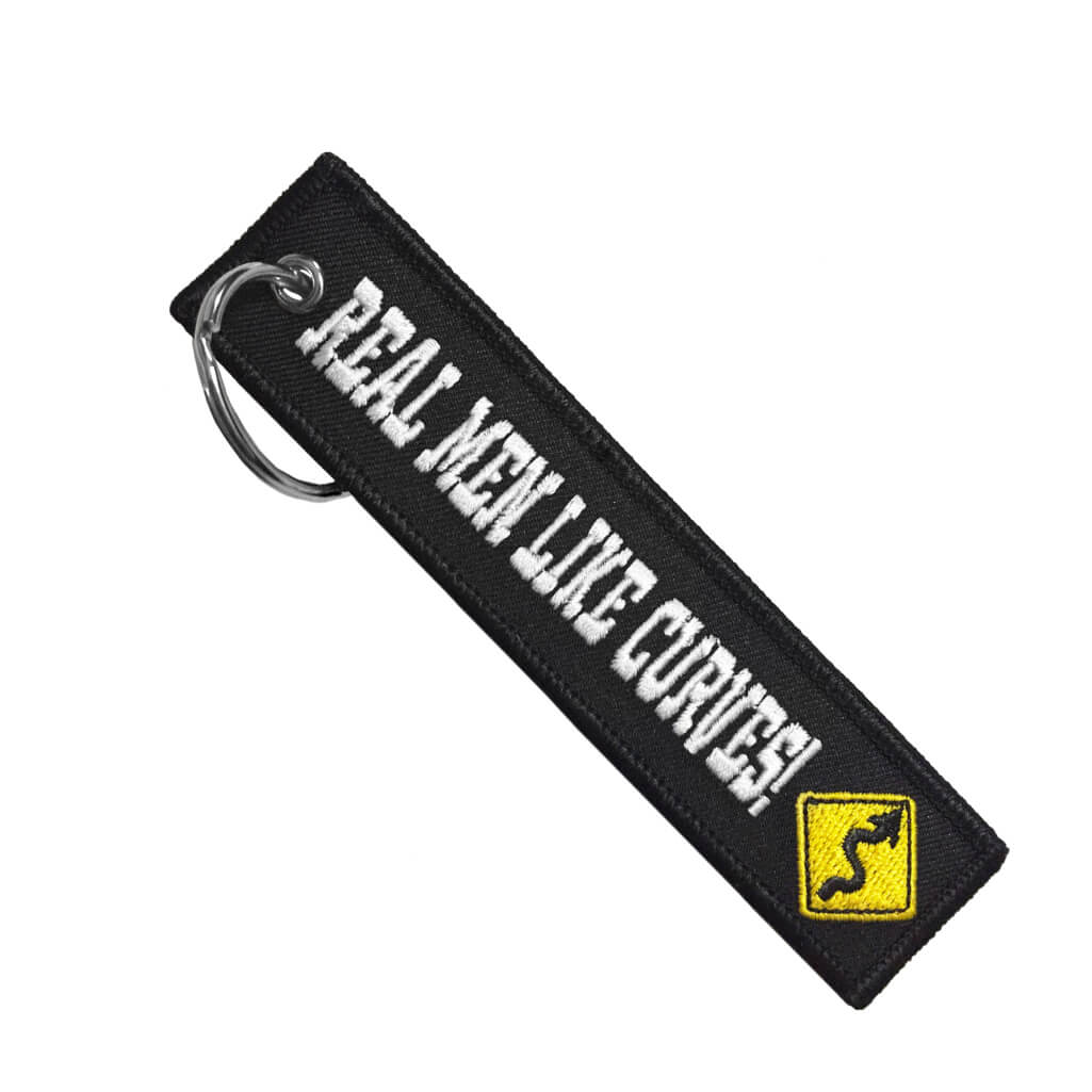 Motorcycle Key Chain - Real Men Like Curves