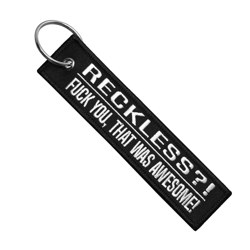 Motorcycle Key Chain - Reckless