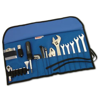 Cruz Roadtech H3 Tool Kit HD: A complete travel tool kit solution for Harley Davidson motorcycles, the CruzTOOLS RoadTech H3 