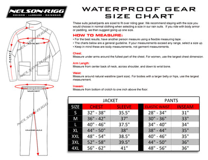 Nelson Rigg Solo Storm Jacket: Nelson Rigg Solo Storm Jacket

100% waterproof motorcycle rain jacket

Soft PVC free polyester