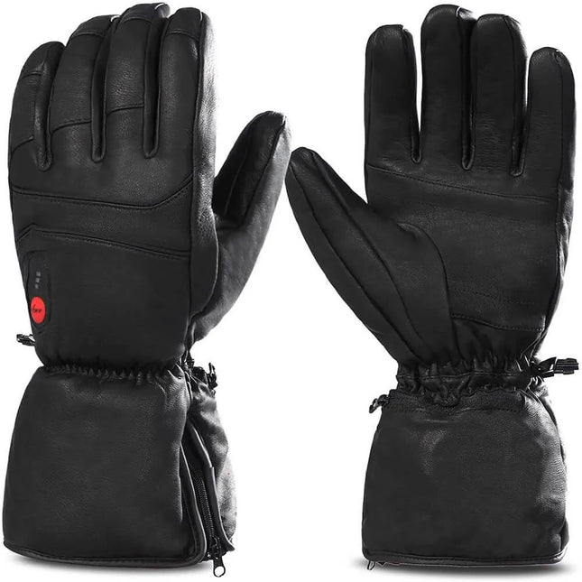 Savior Winter Heated Leather Gloves 7.4v