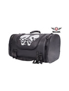 PVC Small SissyBar Trunk Bag With Skull: Dimensions: 17