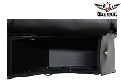 PVC Saddlebag With Studs 4065